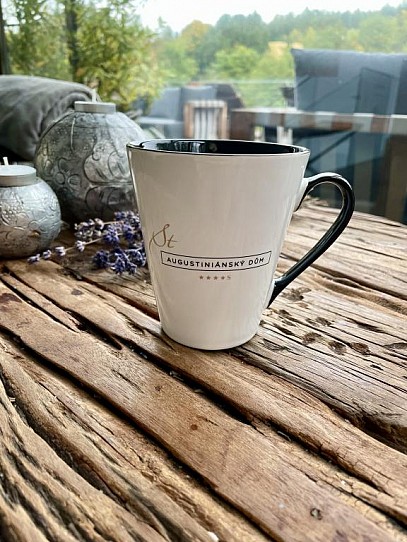 Mug with the Augustinian house logo